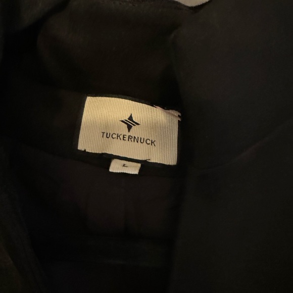 Tuckernuck Black Suede Stretch Clifton Dress, L - Picture 6 of 6